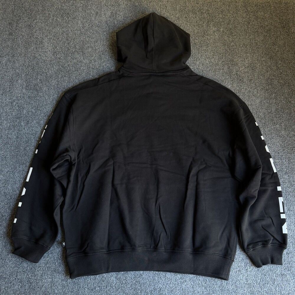 Adidas Five Ten 5.10 Logo Hoodie Black Unisex Large KB0059 Heavyweight Bike MTB - Picture 2 of 15